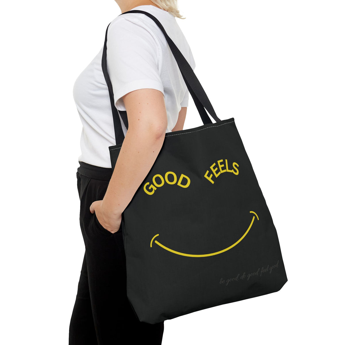 Black & Yellow Good Feels Tote Bag