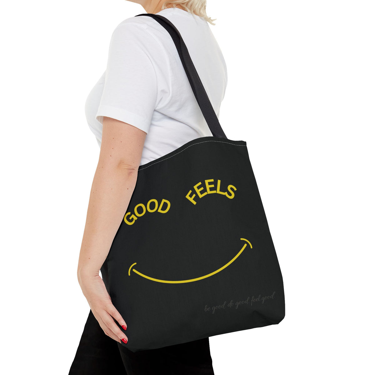 Black & Yellow Good Feels Tote Bag