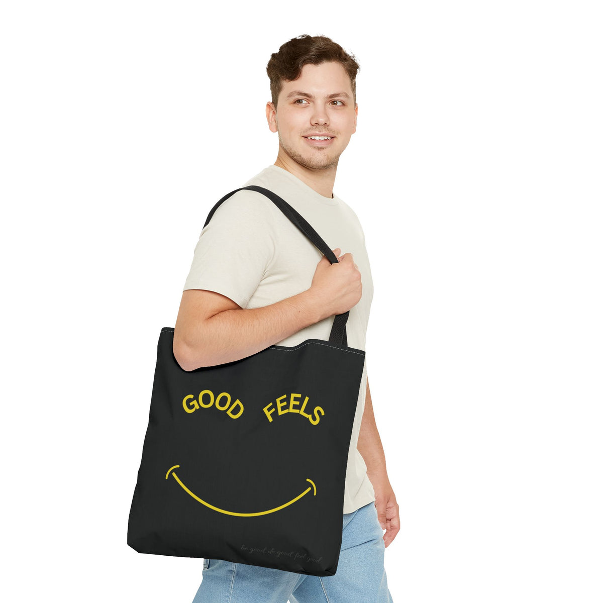 Black & Yellow Good Feels Tote Bag
