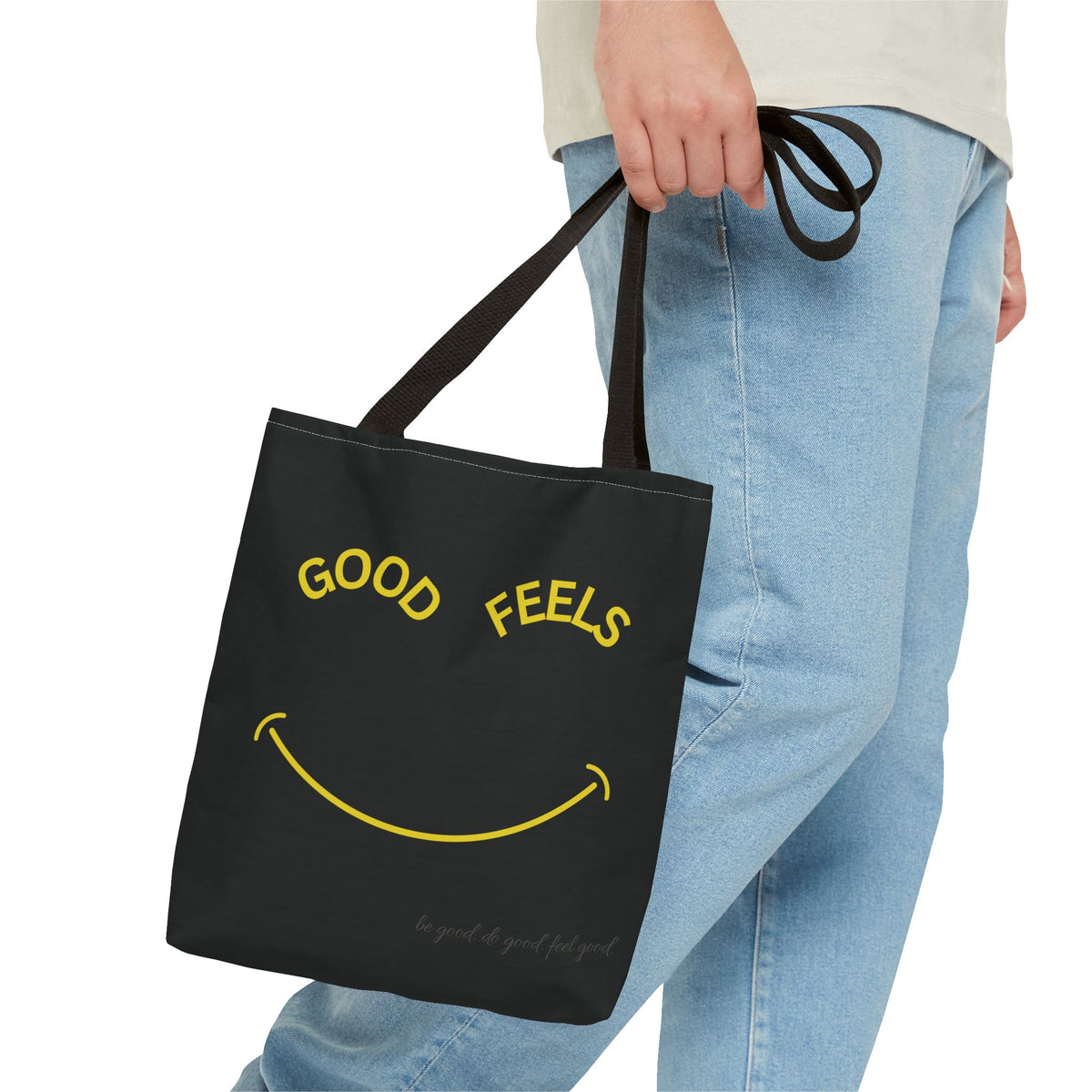 Black & Yellow Good Feels Tote Bag