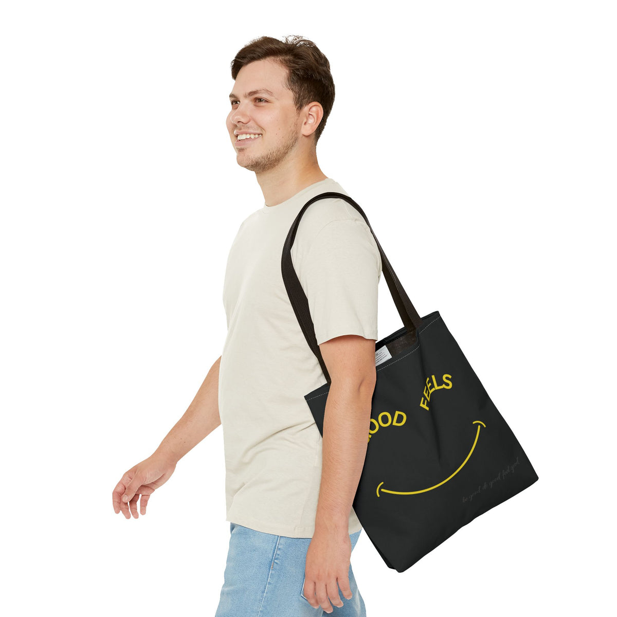 Black & Yellow Good Feels Tote Bag