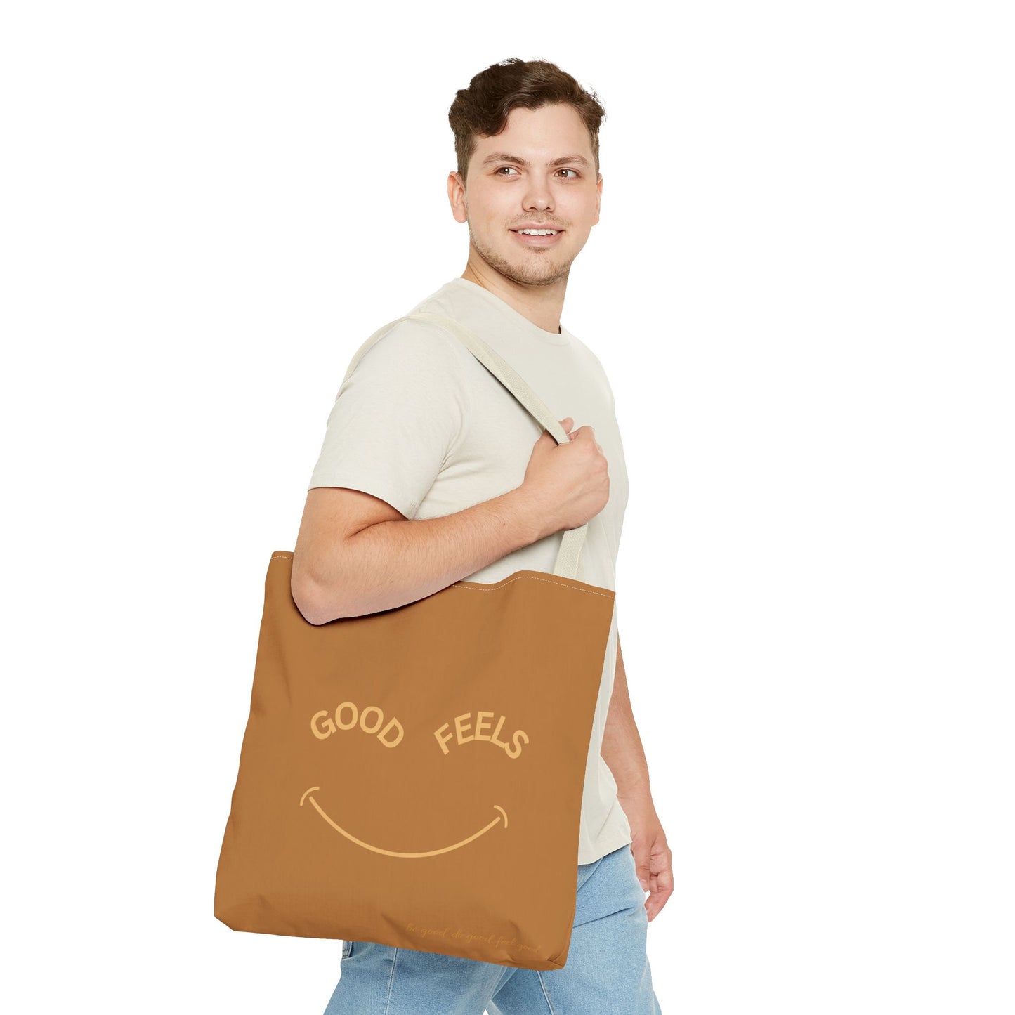 Camel Brown Good Feels Tote Bag