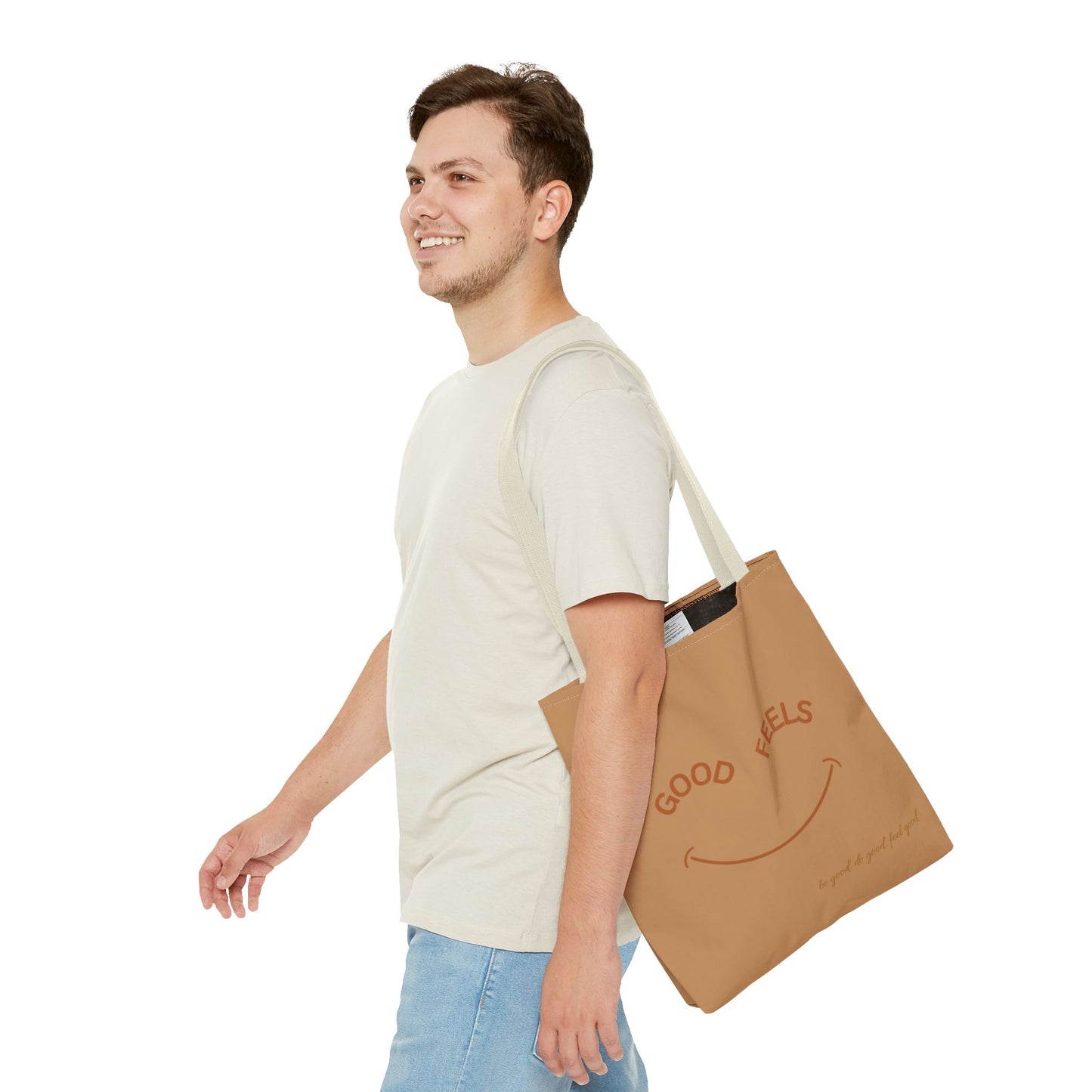 Tan Good Feels Tote Bag