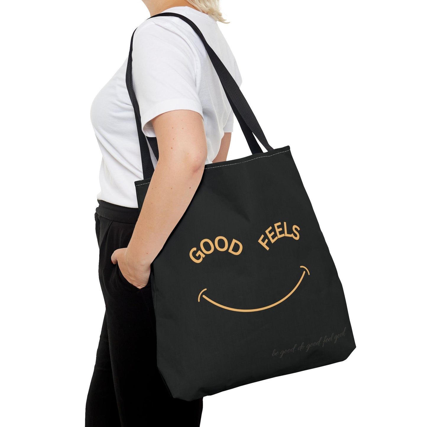 The Feel Good Society Black & Nude Tote Bag